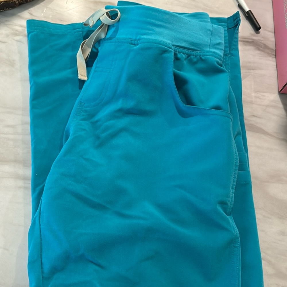 Figs Kade scrub bottoms teal